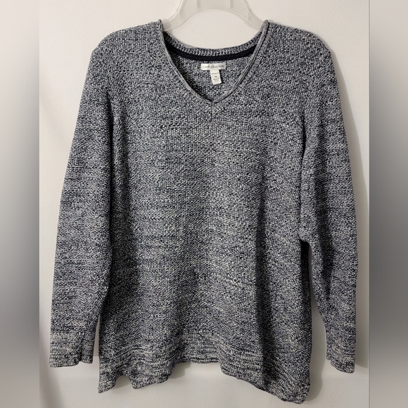 croft & barrow Sweaters - Croft & Barrow Rolled V-Neck Sweater Size 1X